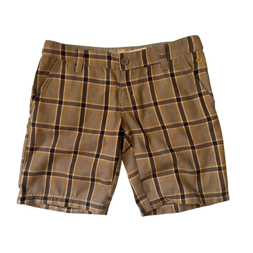 Y2K Billabong Plaid Bermuda Shorts – Size 3
